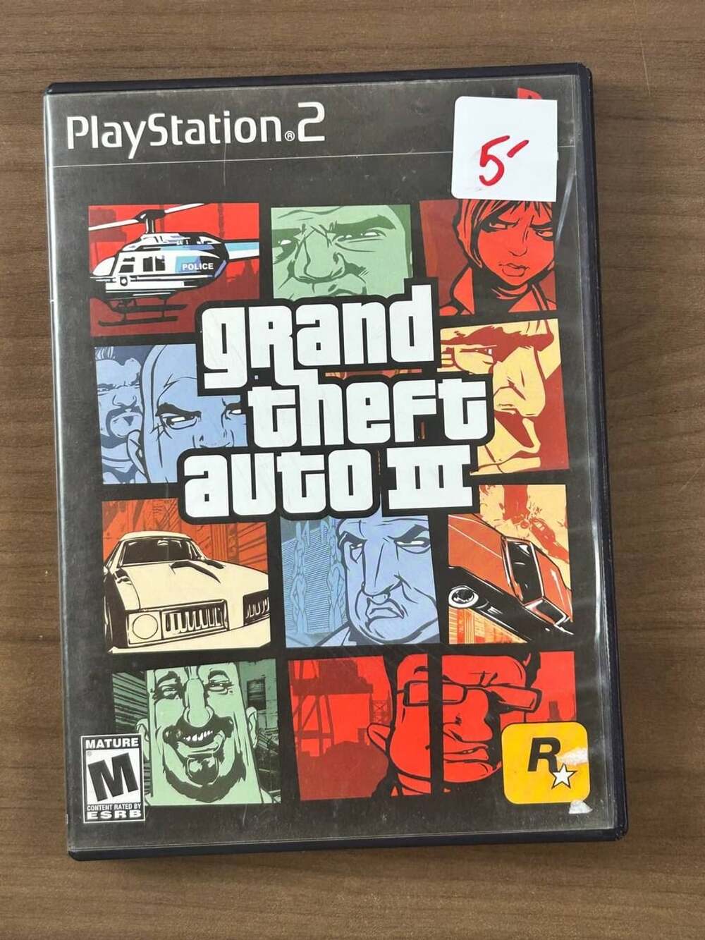 Grand Theft Auto III GTA 3 PS2 PlayStation 2 Disc & Case NTSC-U/C